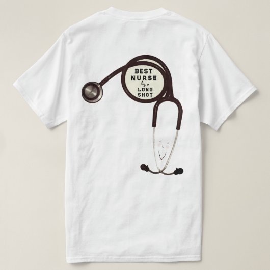 T-shirt Infirmière drôle (Design dos)