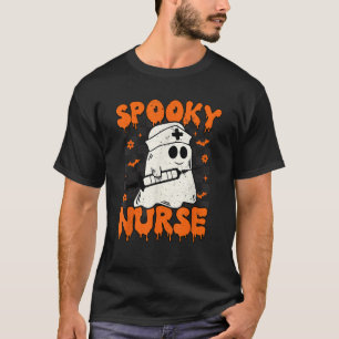 T-shirt Infirmière Éffrayante super Retro Infirmière d'Hal