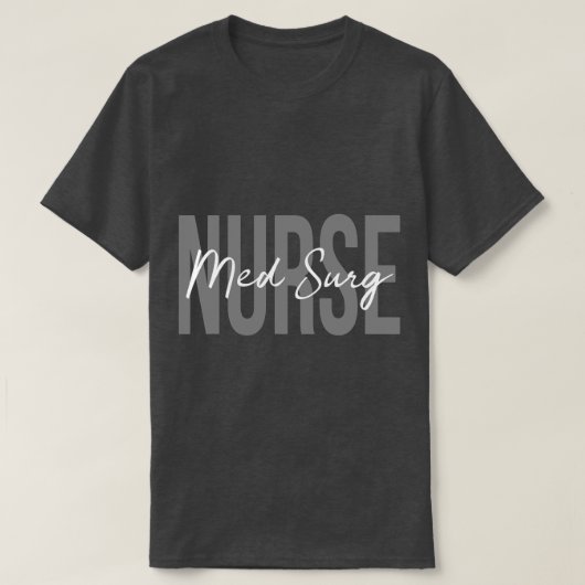 T-shirt Infirmière en chirurgie Médicale Département de so (Design devant)