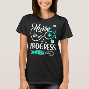 T-shirt Infirmière En Cours Chargement Infirmière Vie Infi