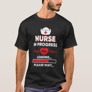T-shirt Infirmière en cours de chargement, veuillez patien