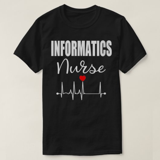 T-shirt Infirmière en informatique pour femmes Cadeau de s (Design devant)