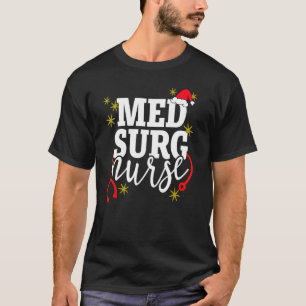 T-shirt Infirmière en médecine-chirurgie de Noël - RN féri