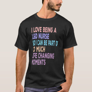 T-shirt Infirmière en obstétrique et gynécologie en salle
