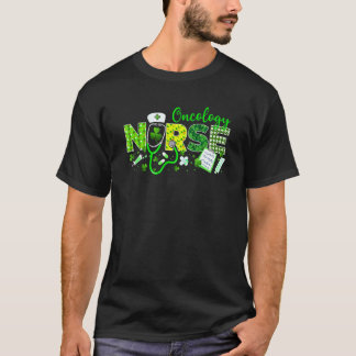 T-shirt Infirmière en oncologie St Patricks Day Amour Stet