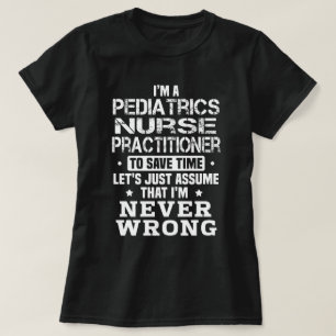 T-shirt Infirmière en pédiatrie