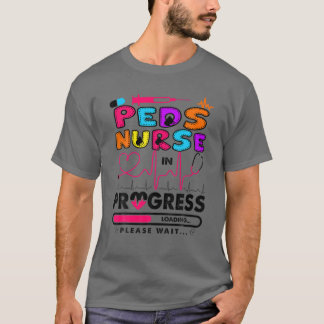 T-shirt Infirmière en pédiatrie en cours Future cadeau d'i