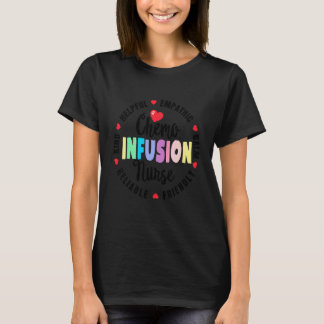 T-shirt Infirmière en perfusion chimio Équipe Soins infirm
