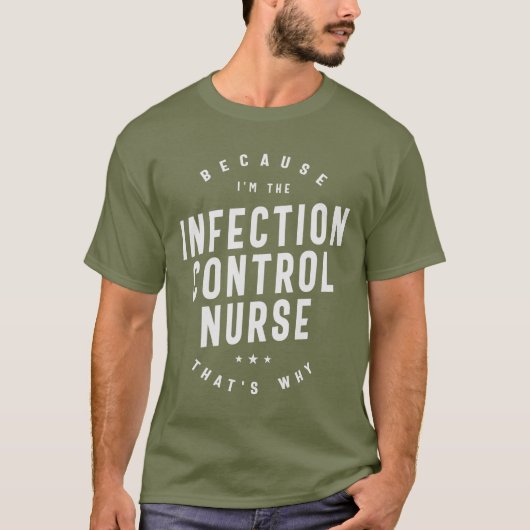 T-shirt Infirmière en prévention des infections - Autorité (Devant)