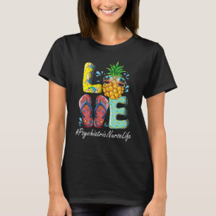 T-shirt Infirmière en psychiatrie Bonjour l'été Joyeux der