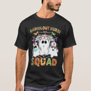 T-shirt Infirmière en radiologie Équipe Boo Halloween Corr