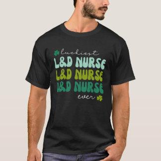 T-shirt Infirmière en salle d'accouchement la plus chanceu