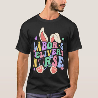 T-shirt Infirmière en salle d'accouchement Lapin Infirmièr