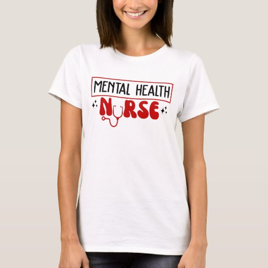 T-shirt infirmière en santé mentale (Devant)