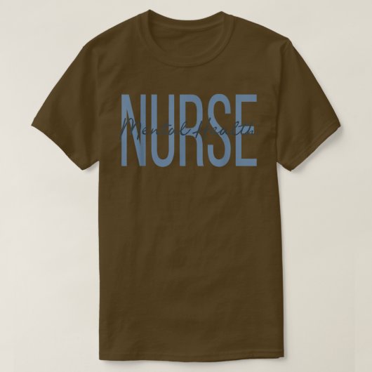 T-shirt Infirmière en santé mentale Infirmière en psychiat (Design devant)