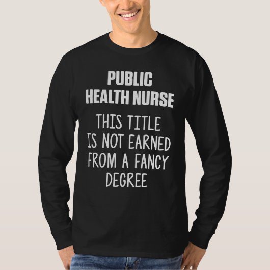 T-shirt Infirmière en santé publique Rn 4 (Devant)