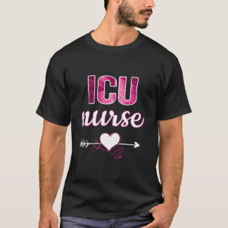 T-shirt Infirmière en soins intensifs Infirmière en unité 