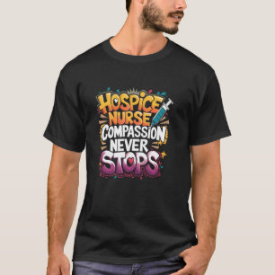T-shirt Infirmière en soins palliatifs Conception de soins