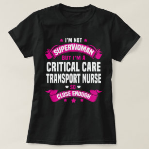 T-shirt Infirmière en transport de soins critiques