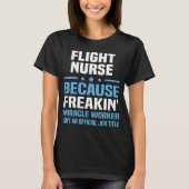 T-shirt Infirmière en vol (Devant)