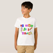 T-shirt Infirmière Enfants "Ma mère est infirmière" T-shir (Devant entier)