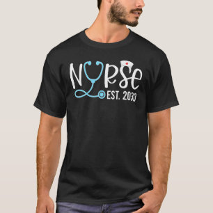 T-shirt Infirmière Est 2030 RN Infirmière Diplôme d'études