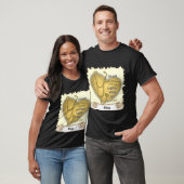 T-shirt Infirmière exceptionnelle à coeur jaune (Unisexe)