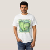 T-shirt infirmière exceptionnelle du coeur vert (Devant entier)