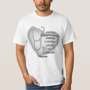 T-shirt Infirmière exceptionnelle en gris