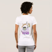 T-shirt infirmière fantôme drôle citation mignonne coquett (Dos entier)