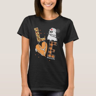T-shirt infirmière fantôme léopard costume halloween frott