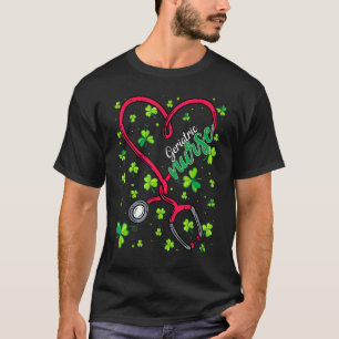 T-shirt Infirmière gériatrique Jour de la Saint Patrick am
