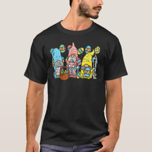 T-shirt Infirmière Gnomes Stethoscope Oeufs Pâques Scrub R