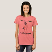 T-shirt Infirmière gothique (Devant entier)