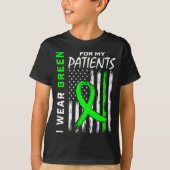 T-shirt Infirmière Green pour mes patients (Devant)