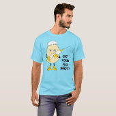 T-shirt Infirmière Grippe Tiré Egghead (Devant entier)