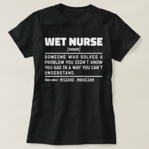 T-shirt Infirmière humide Noun Définition Enfants Soins Am