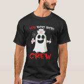 T-shirt Infirmière ICU Boo Boo Crew Ghost Nurse Funny (Devant)