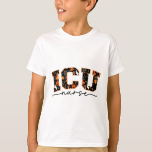 T-shirt Infirmière Icu Halloween Soins Critiques Ccu Ca In