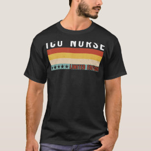 T-shirt Infirmière ICU Titre de l'emploi Profession Travai