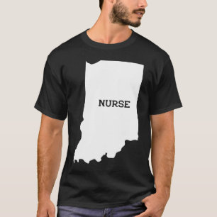 T-shirt Infirmière Indiana State RN CNA LPN Appréciation C