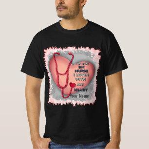 T-shirt Infirmière inscrite de Red Heart RN