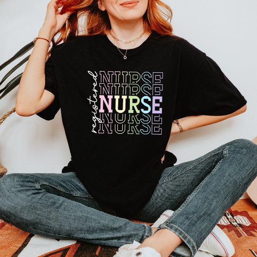 T-shirt Infirmière inscrite Noir