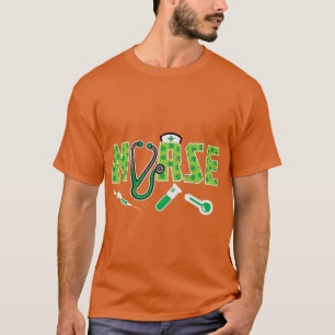T-shirt Infirmière Jour de la Saint Patrick Saint Paddys S