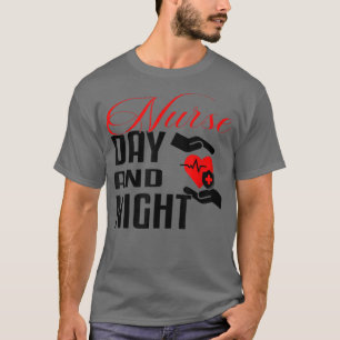 T-shirt Infirmière jour et nuit mignon médecin infirmière