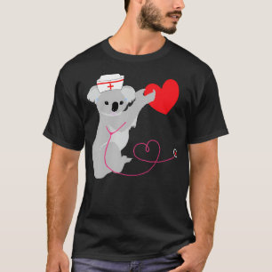 T-shirt Infirmière Koala Ours Eucalyptus Australie Docteur