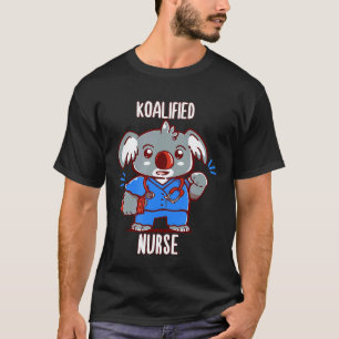 T-shirt Infirmière Koalifiée - Jeu de mots sur l'animal ko