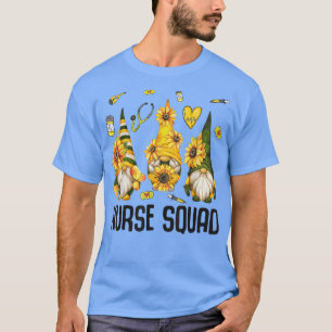 T-shirt Infirmière Life Sunflower Gnome Escadron de soins