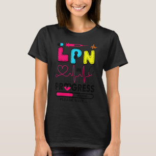 T-shirt Infirmière Lpn En Cours Future Infirmière Étudian