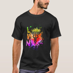 T-shirt Infirmière LVN Caducée Infirmière diplômée d'État